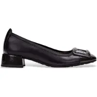 Hispanitas per donna. HI254318 Scarpe in pelle nera Porto (39), Nero, 3 a 5cm, Nessuno, Casual