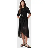 AllSaints Serene Dress Black Taglia: 2 | Abiti Midi Outlet | Donna | Nero