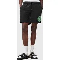 AllSaints Distortion Swimshort Jet Black Taglia: XS | Pantaloncini da bagno Outlet | Uomo | Nero