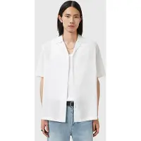 AllSaints Haven Ss Shirt White Taglia: S | Camicie Casual Outlet | Uomo | Bianco