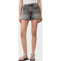 AllSaints Tate Denim Short Washed Grey Taglia: W26 | Pantaloncini Outlet | Donna | Blu