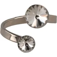 Otazu Classic Disc Ring - Rhodium Taglia: OS | Anelli Outlet | Donna