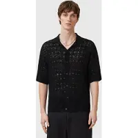 AllSaints Loire Ss Cardigan Black Taglia: M | Cardigan Outlet | Uomo | Nero