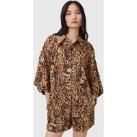 AllSaints Charli Shirt Evia Golden Brown Taglia: 8 | Magliette intime Outlet | Donna | Marrone