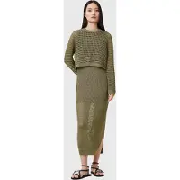 AllSaints Miro Dress Fir Green Taglia: S | Abiti Midi Outlet | Donna | Verde