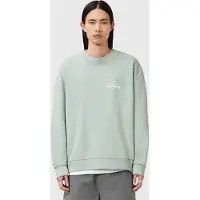 AllSaints Soleil Crew Slate Green Taglia: XS | Maglioni a maglia Outlet | Uomo | Verde