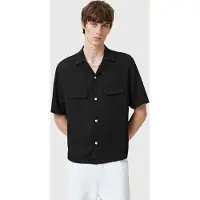 AllSaints Farley Ss Shirt Black Taglia: S | Camicie Casual Outlet | Uomo | Nero