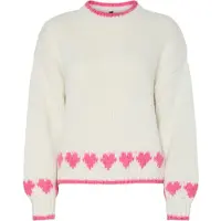 Pieces Pullover | Bianco | M
