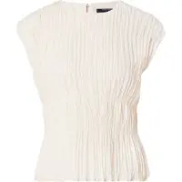 French Connection Saylor Gtt Slvlss Top Porcelain Cream Porcelain Cream Taglia: 14 | Magliette intime Outlet | Donna | Bianco