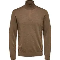 Selected Pullover A Maglia Uomini Marrone S