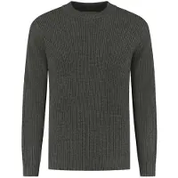 Dstrezzed Ds-crew Ribknit Dark Army Taglia: XXL | Maglioni a maglia Outlet | Uomo | Verde