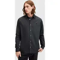 AllSaints Tahoe Ls Shirt Washed Black Taglia: S | Camicie Casual Outlet | Uomo | Nero