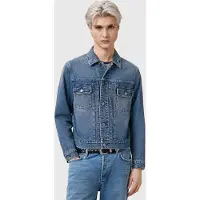 AllSaints Exile Jacket Washed Indigo Blue Taglia: XL | Giacche di jeans Outlet | Uomo | Blu