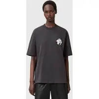 AllSaints Pride Distortion Tee Washed Black Taglia: M | Maglie Sportivi Outlet | Donna | Nero