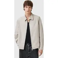AllSaints Trey Jacket Feather Taupe Taglia: M | Giacche leggere Outlet | Uomo | Nero