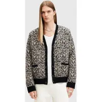 AllSaints Neko Cardigan Taupe Brown Taglia: XS | Cardigan Outlet | Uomo | Nero