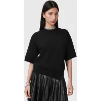 AllSaints Remi Knit Tee Black Taglia: S | Maglioni a maglia Outlet | Donna | Nero