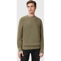 AllSaints Aspen Crew Light Ash Green Taglia: M | Maglioni a maglia Outlet | Uomo | Verde