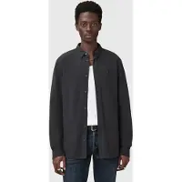 AllSaints Lovell Ls Shirt Washed Black Taglia: XS | Camicie Casual Outlet | Uomo | Nero