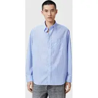 AllSaints Marcel Ls Shirt Willow Blue Taglia: S | Camicie Casual Outlet | Uomo | Blu