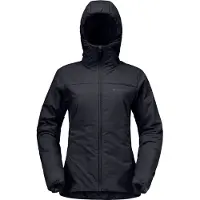 Norrøna - Piumino versatile - Femund Thermo60 Zip Hood W Caviar Black per Donne - Taglia XS - Nero