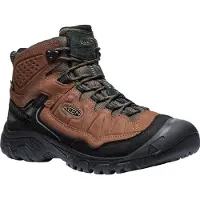 Keen Targhee IV Mid WP Scarpe da trekking Uomo (41, marrone/nero)