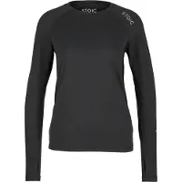 Stoic Women's HelsingborgSt. Performance L/S Maglia funzionale Donna (S, nero)