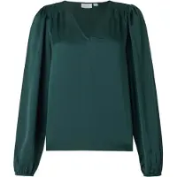 Vila Viellette V-neck Top A Maniche Lunghe