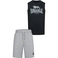 Lonsdale Completo per l'allenamento 'Claremorris' grigio sfumato / nero