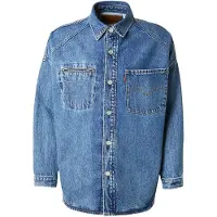 Levi's Twist Shacket Blue Taglia: M | Camicie Casual Outlet | Uomo | Blu