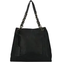 Cowboysbag Chained Wallowa Borsa shopper Vera Pelle 36 cm nero