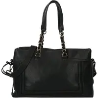 Cowboysbag Chained Barton Borsa a spalla Vera Pelle 40 cm nero