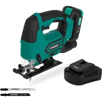 Vonroc Seghetto Alternativo a Batteria 20V | Incl. batteria 2.0Ah e caricatore rapido