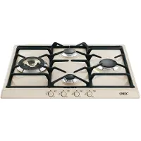 Smeg Piano Cottura A Gas Cortina Sr764po 4 Fuochi
