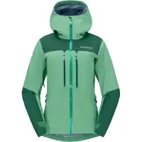 Norrøna Women's Trollveggen GORE-TEX Pro Light Jacket Giacca antipioggia Donna (M, turchese)