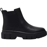 Timberland per donna. TB0A5ZCG0011 Stivaletti Chelsea Field neri in pelle a metà polpaccio (36 W), Nero, Basso, Nessuno, Casual