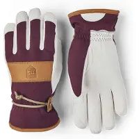 Hestra - Guanti da sci in cuoio impermeabile - Voss Czone Glove Bordeaux in Pelle - Taglia 7