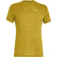 Salewa Puez Melange Dry S/S Tee T-shirt Uomo (46, giallo)