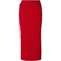 Selected Gonna Midi Donne Rosso XS