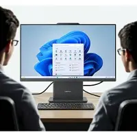 Lenovo IdeaCentre AIO Gen 9 24 AMD Processore AMD Ryzen 3 7335U da 3 GHz fino a 4,3 GHz, Windows 11 Home 64, 256 GB SSD TLC - F0HRCTO1WWIT1