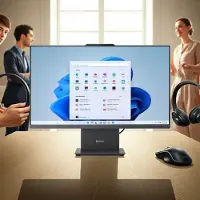 Lenovo IdeaCentre AIO Gen 9 27 AMD Processore AMD Ryzen 3 7335U da 3 GHz fino a 4,3 GHz, Windows 11 Home 64, 256 GB SSD TLC - F0HQCTO1WWIT1