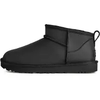 Ugg Stivaletti W CLASSIC ULTRA MINI LTHR donne - Nero - 39