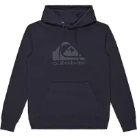 Quiksilver Comp Logo Hoodie Felpa con cappuccio Uomo (XXL, blu)