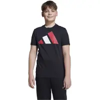 Adidas Kid's Bold Tee 160 T-shirt Bambini (176, nero)