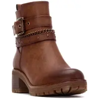 Refresh per donna. 17291801-CAMEL Stivaletti 172918 marrone (41), 3 a 5cm, Cerniera, Casual