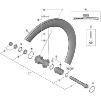 Shimano Corpo Ruota Libera Wh-r9170 Hub
