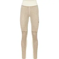 Kari Traa Women's Smekker High Waist Pants Intimo lana merinos Donna (S, beige)
