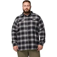 Columbia Flare Gun Stretch Flannel Camicia Uomo (S, grigio/nero)