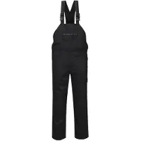 Portwest Wx2 Stretch Bib Rib - Taglia Xl - Nero -