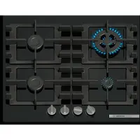 Bosch Piano Cottura A Gas In Vetro Pnh6b6k40 60 Cm 4 Fuochi